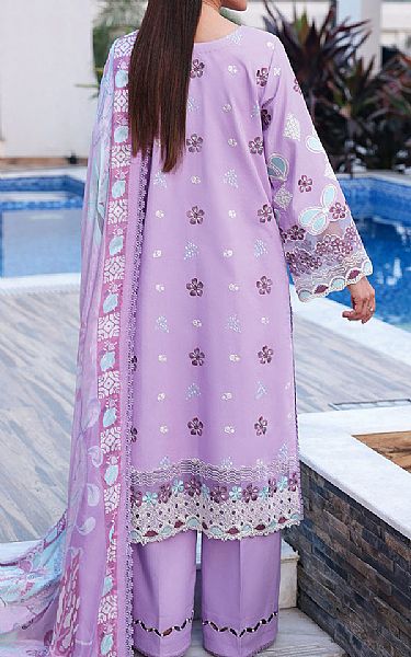 Ramsha Lilac Lawn Suit | Pakistani Lawn Dress in USA- Image 2