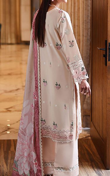 Ramsha Ivory Lawn Suit | Pakistani Lawn Dress in USA- Image 2
