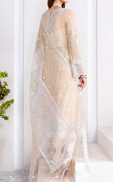 Ramsha Fawn Chiffon Suit | Pakistani Embroidered Chiffon Dresses USA- Image 2