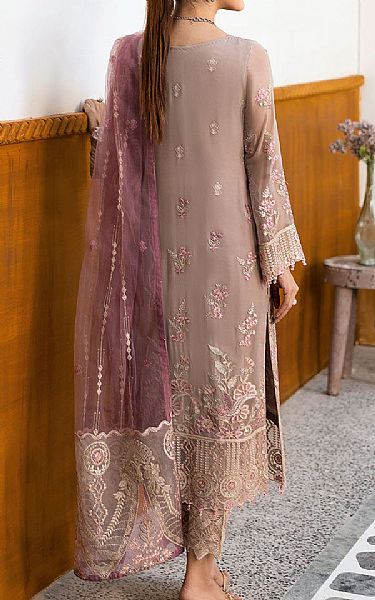 Ramsha Pink Chiffon Suit | Pakistani Embroidered Chiffon Dresses USA- Image 2