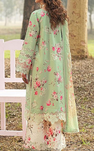 Ramsha Mint Green Lawn Suit | Pakistani Lawn Dress in USA- Image 2