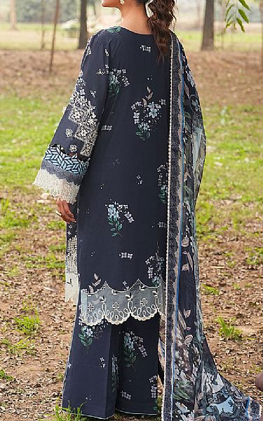 Ramsha Navy Blue Lawn Suit | Pakistani Lawn Dress in USA- Image 2