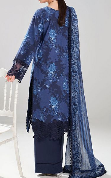 Ramsha Navy Lawn Suit | Pakistani Lawn Dress in USA- Image 2