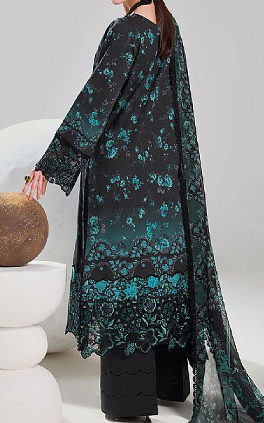 Ramsha Black Lawn Suit | Pakistani Lawn Dress in USA- Image 2