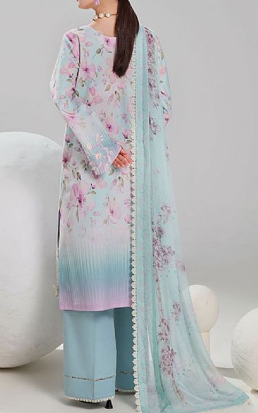 Ramsha Turquoise Lawn Suit | Pakistani Lawn Dress in USA- Image 2