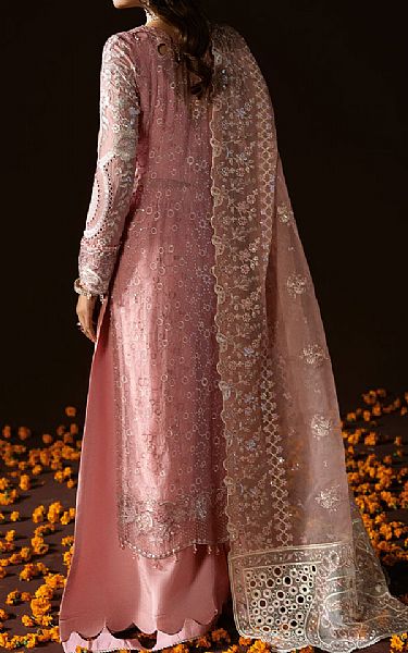 Ramsha Pink Chiffon Suit | Pakistani Embroidered Chiffon Dresses USA- Image 2