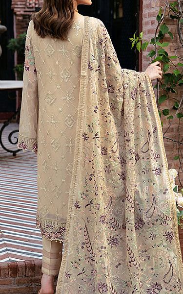 Ramsha Rodeo Dust Chiffon Suit | Pakistani Embroidered Chiffon Dresses- Image 2