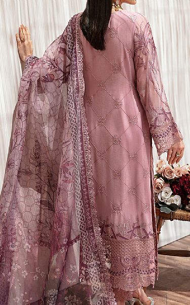 Ramsha Pink Chiffon Suit | Pakistani Embroidered Chiffon Dresses USA- Image 2