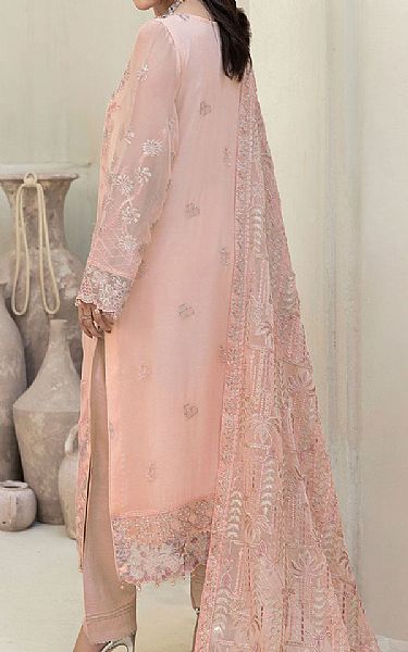 Ramsha Pink Chiffon Suit | Pakistani Embroidered Chiffon Dresses USA- Image 2