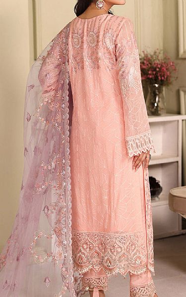 Ramsha Pink Chiffon Suit | Pakistani Embroidered Chiffon Dresses USA- Image 2