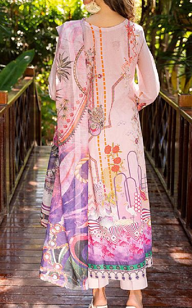Ramsha Pink Lawn Suit | Pakistani Lawn Dress in USA- Image 2