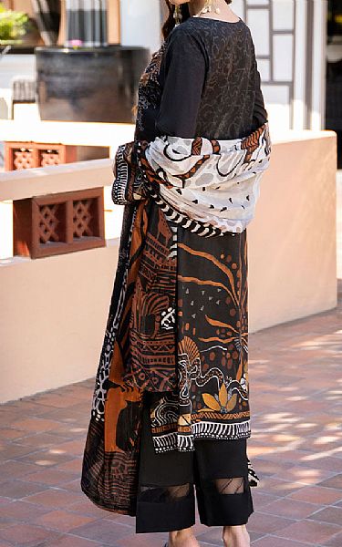 Ramsha Black Lawn Suit | Pakistani Lawn Dress in USA- Image 2