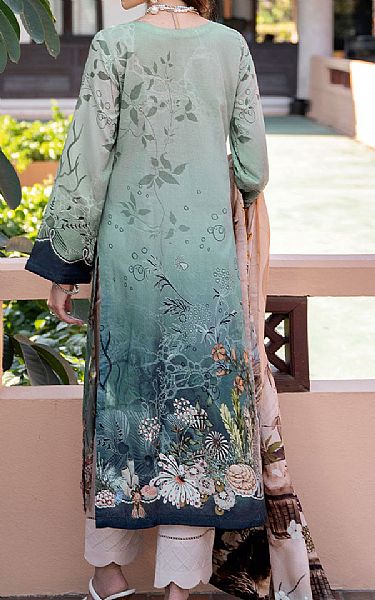 Ramsha Light Green Lawn Suit | Pakistani Lawn Dress in USA- Image 2