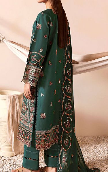 Ramsha Green Lawn Suit | Pakistani Lawn Dress in USA- Image 2