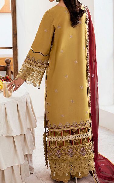 Ramsha Harvest Gold Lawn Suit | Pakistani Lawn Dress in USA- Image 2