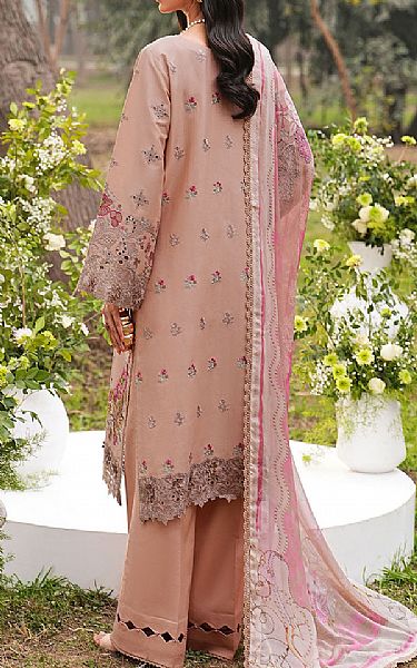 Ramsha Tea Pink Lawn Suit | Pakistani Lawn Dress in USA- Image 2