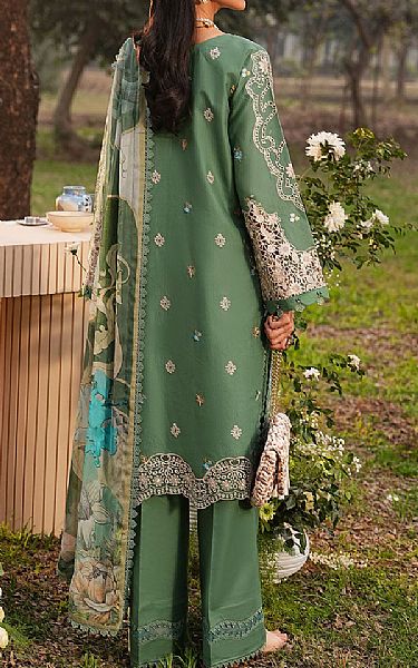 Ramsha Sage Green Lawn Suit | Pakistani Lawn Dress in USA- Image 2