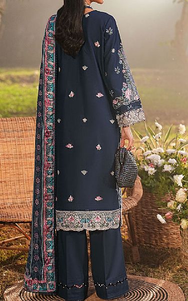 Ramsha Navy Blue Lawn Suit | Pakistani Lawn Dress in USA- Image 2