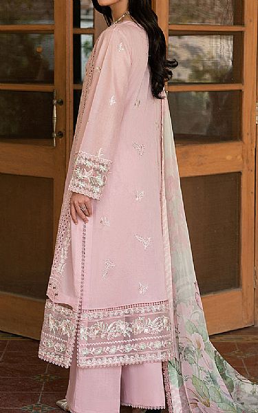 Ramsha Pink Lawn Suit | Pakistani Lawn Dress in USA- Image 2