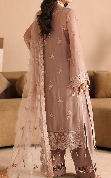 Ramsha Cavern Pink Chiffon Suit | Pakistani Embroidered Chiffon Dresses USA- Image 2