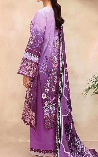 Ramsha Purple Lawn Suit | Pakistani Lawn Dress in USA- Image 2