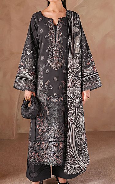 Ramsha Black Lawn Suit | Pakistani Lawn Dress in USA- Image 1