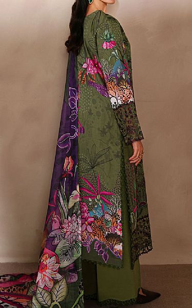 Ramsha Green Lawn Suit | Pakistani Lawn Dress in USA- Image 2