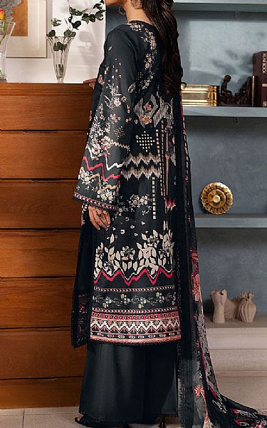 Ramsha Black Lawn Suit | Pakistani Lawn Dress in USA- Image 2