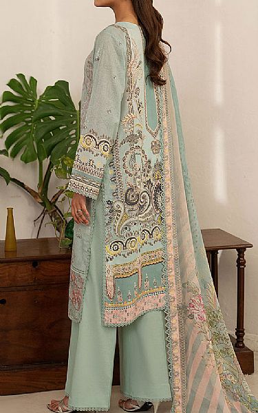 Ramsha Light Turquoise Lawn Suit | Pakistani Lawn Dress in USA- Image 2