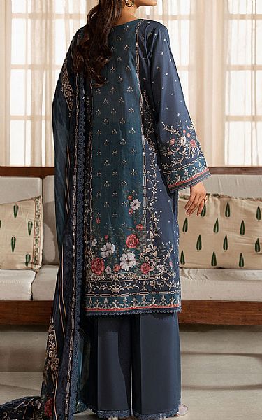Ramsha Cadet Blue Lawn Suit | Pakistani Lawn Dress in USA- Image 2