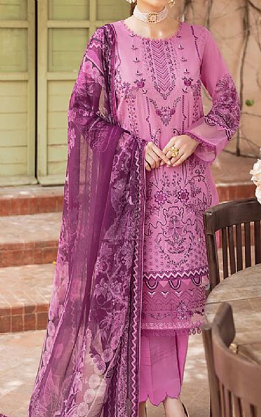 Ramsha Hot Pink Lawn Suit | Pakistani Dresses in USA- Image 1
