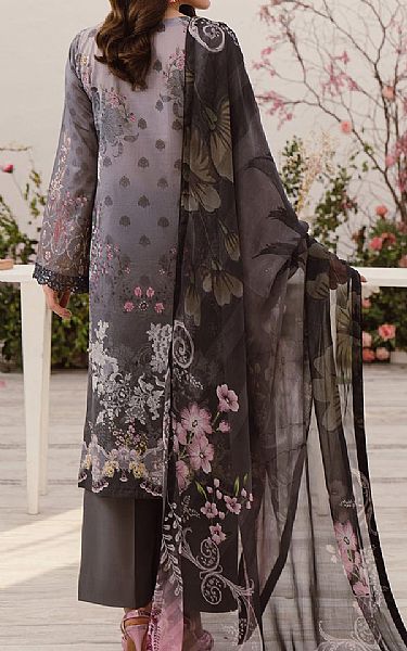 Ramsha Grey Lawn Suit | Pakistani Lawn Dress in USA- Image 2
