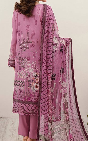 Ramsha Pink Lawn Suit | Pakistani Lawn Dress in USA- Image 2