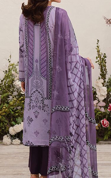 Ramsha Lilac Lawn Suit | Pakistani Lawn Dress in USA- Image 2