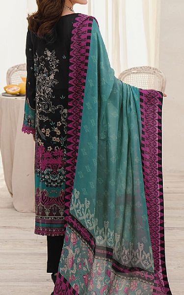 Ramsha Black Lawn Suit | Pakistani Lawn Dress in USA- Image 2
