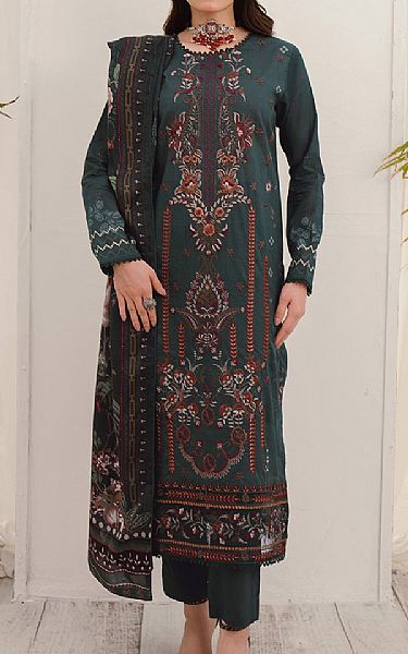 Ramsha Timber Green Lawn Suit | Pakistani Lawn Dress in USA- Image 1