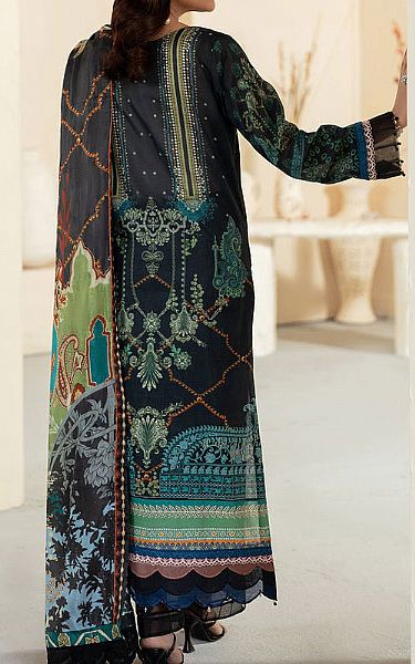 Ramsha Black Lawn Suit | Pakistani Lawn Dress in USA- Image 2