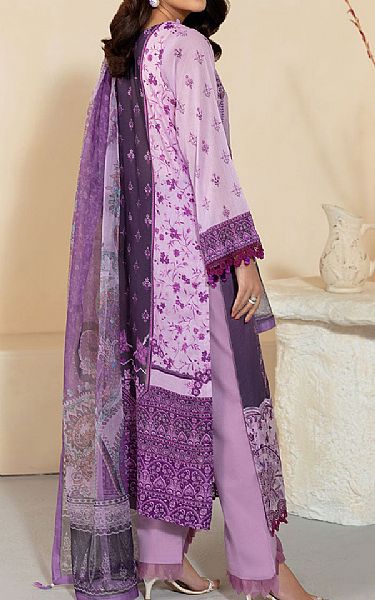 Ramsha Lavender Lawn Suit | Pakistani Lawn Dress in USA- Image 2