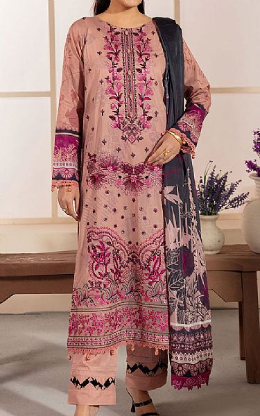 Ramsha Oriental Pink Lawn Suit | Pakistani Lawn Dress in USA- Image 1