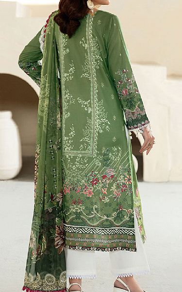 Ramsha Fern Green Lawn Suit | Pakistani Lawn Dress in USA- Image 2