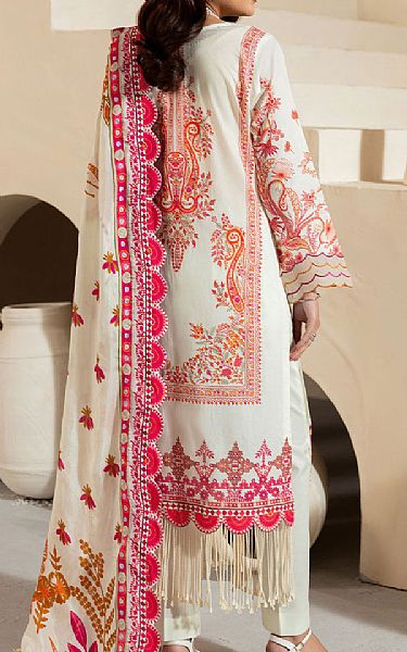 Ramsha Off-white Lawn Suit | Pakistani Lawn Dress in USA- Image 2