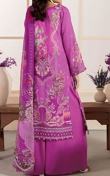 Ramsha Pale Magenta Lawn Suit | Pakistani Lawn Dress in USA- Image 2