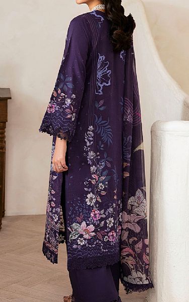 Ramsha Plum Purple Lawn Suit | Pakistani Lawn Dress in USA- Image 2