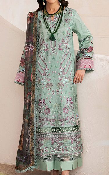 Ramsha Summer Green Lawn Suit | Pakistani Lawn Dress in USA- Image 1