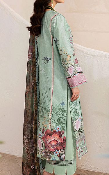 Ramsha Summer Green Lawn Suit | Pakistani Lawn Dress in USA- Image 2