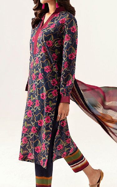 Ramsha Ebony Clay Lawn Suit | Pakistani Lawn Dress in USA- Image 2