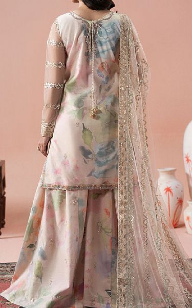 Ramsha Multicolor Net Suit | Pakistani Embroidered Chiffon Dresses USA- Image 2