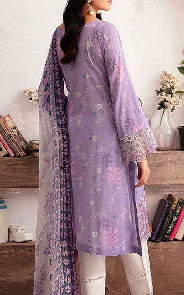 Ramsha Lavender Lawn Suit | Pakistani Lawn Dress in USA- Image 2