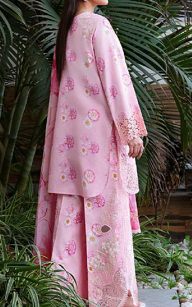 Ramsha Light Pink Lawn Suit | Pakistani Lawn Dress in USA- Image 2