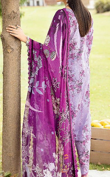 Ramsha Lavender Lawn Suit | Pakistani Lawn Dress in USA- Image 2